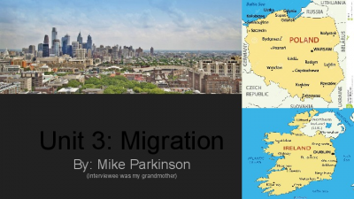 Unit 3- Migration