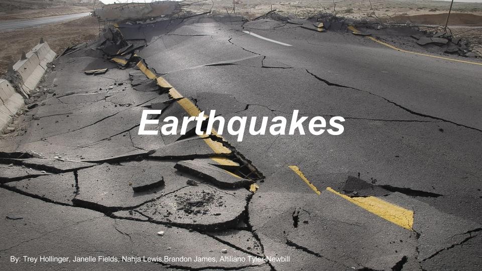 Earth Quakes- Environmental Science