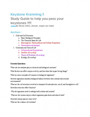 Keystone Kramming study guide (1)