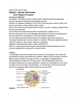 Biochemistry Keystone Study Guide (1)