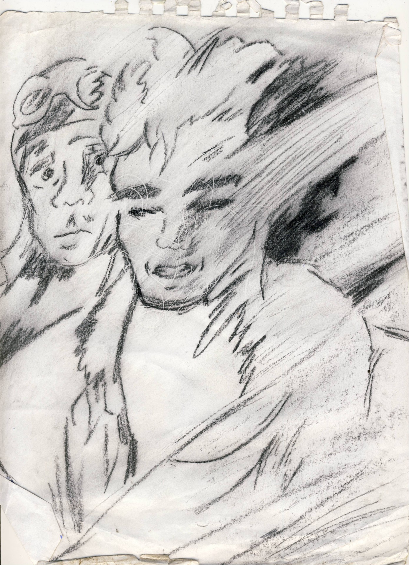 In my work it shows the because of the things I love and it is music and the song Take On Me by AHA I want my work to communicate that I’m a real creative and outgoing person with my music and how can display my love for this song and video in my artwork 