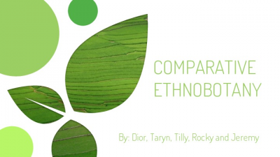 Q3 Benchmark_ Comparative Ethnobotany