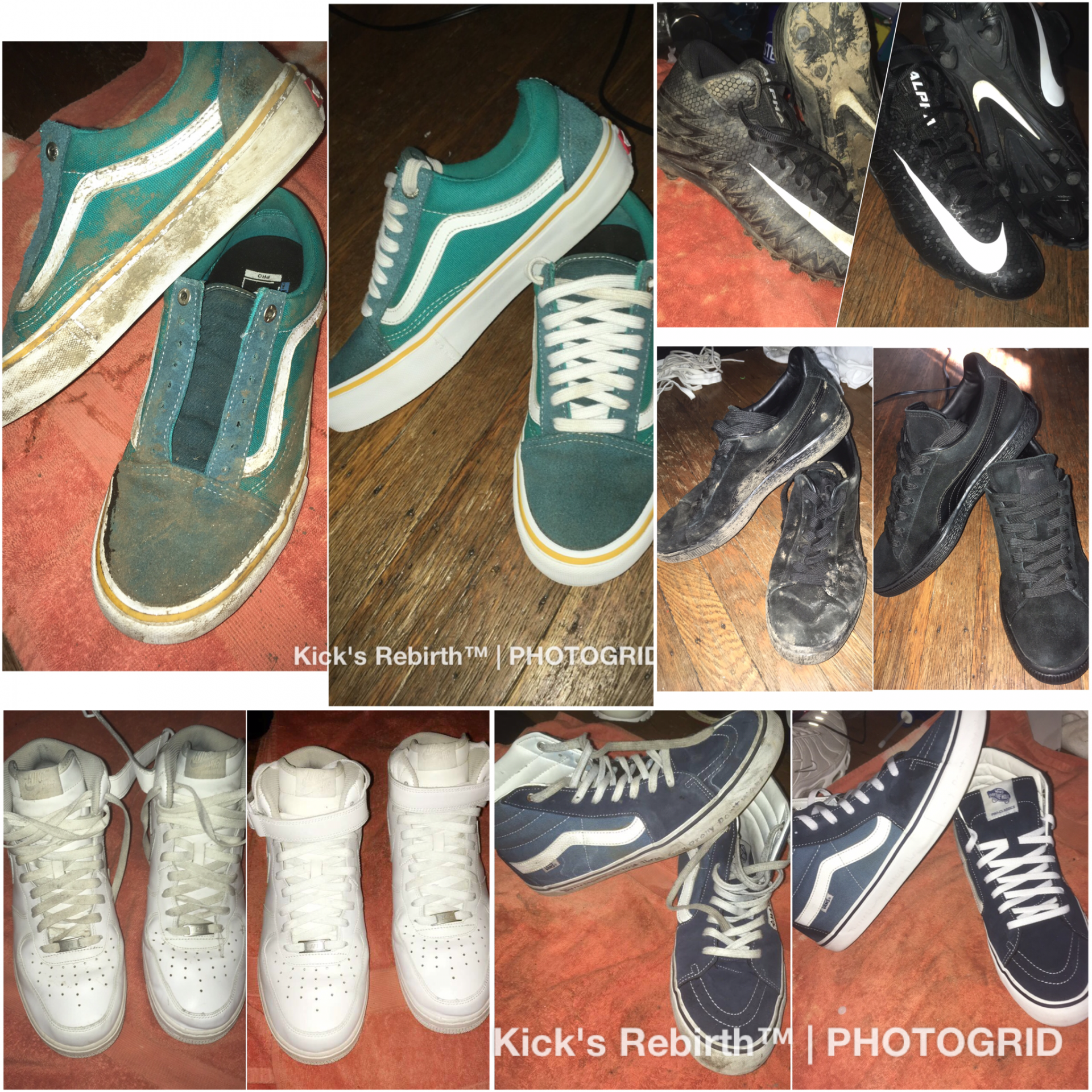 Examples of Kicks that have been reborn.