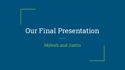 Our Final Presentation