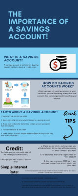 Importance of a Savings Account Infograph (2)